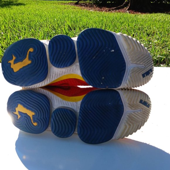 Nike Men's LeBron 16 Low SuperBron Size 8 Red Basketball Shoes Sneakers - Picture 15 of 16